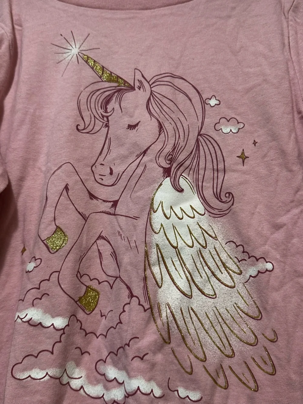 Girls Medium Graphic Long sleeve Tee NWT